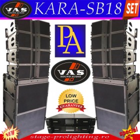 Vasound Audio Kara-SB18-DSP10000Q PA SET	 	 	 	 	